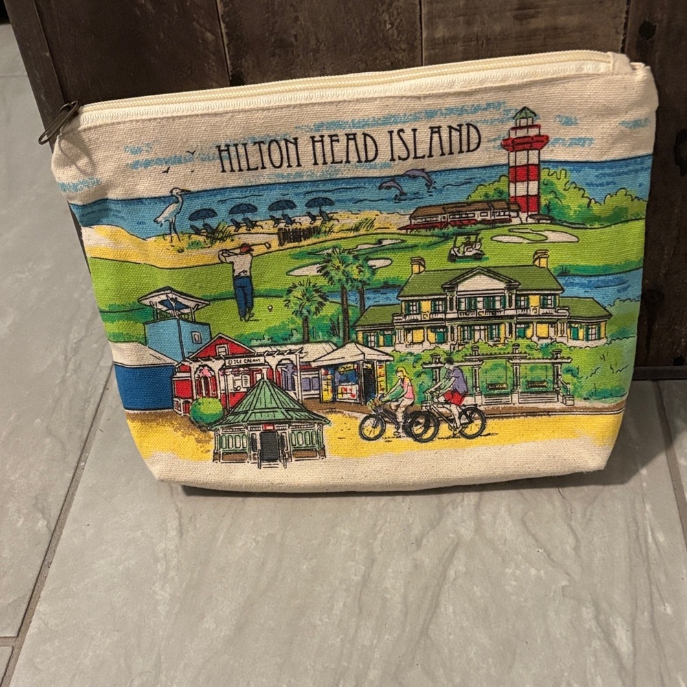 New! Hilton Head Island Canvas Pouch